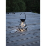 Saulės energija įkraunama LED lempa Edison