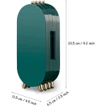 Papuošalų dėžutė su veidrodžiu žalia