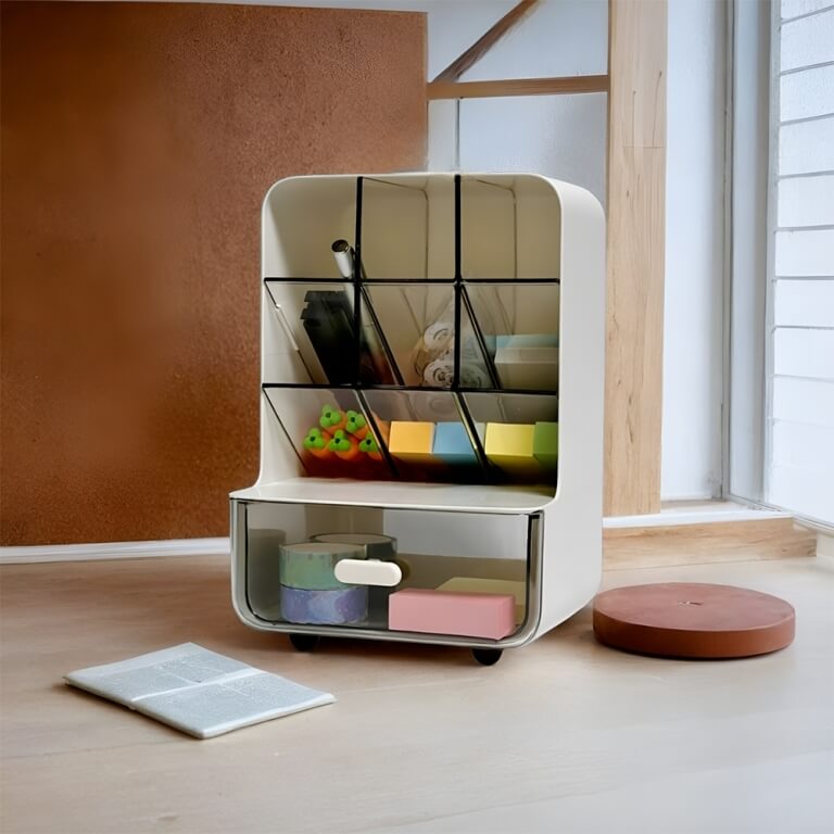 Daugiafunkcinė stalo dėžutė su stalčiumi