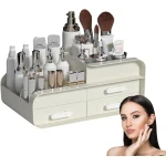 Kosmetikos ir papuošalų dėžutė su 3 stalčiais