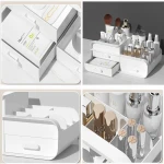 Kosmetikos ir papuošalų dėžutė su 3 stalčiais