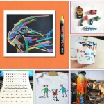 Akriliniai flomasteriai UPAI 12 spalvų