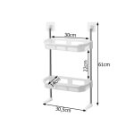 Vonios kambario lentyna virš klozeto