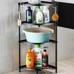 Kampinė lentyna JUODA