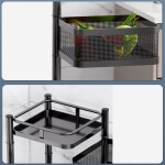 Daugiafunkcinė lentyna su ratukais