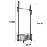 Drabužių kabykla "Exclusive black"