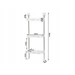 Vonios lentyna "Toilet+"