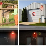 Ultragarsinė baidyklė skirta laukui