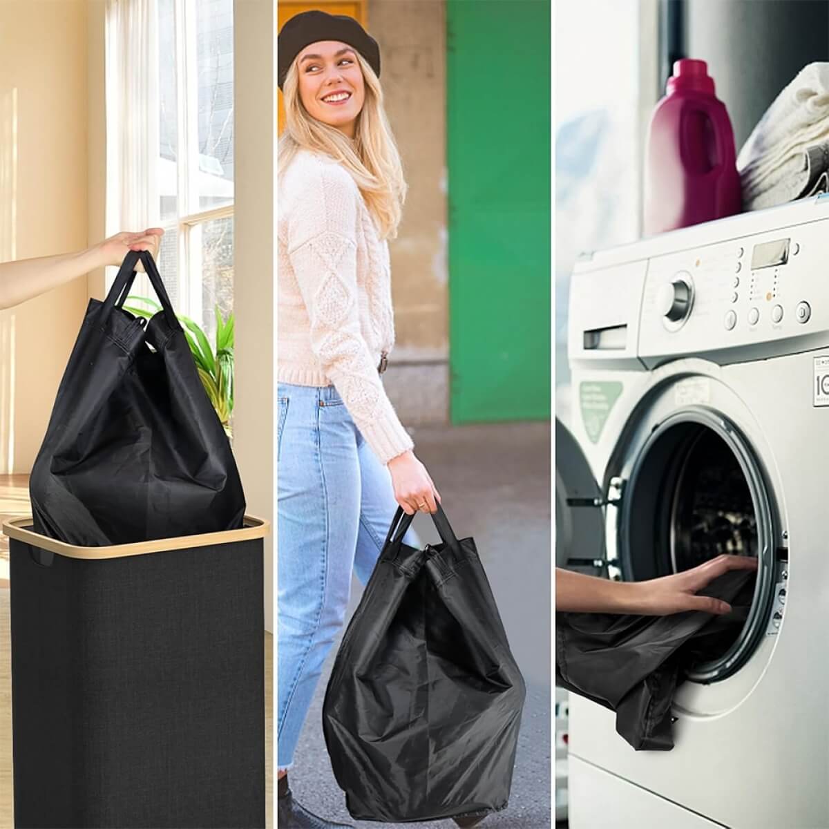 Taros rūšiavimo šiukšliadėžė (JUODA)