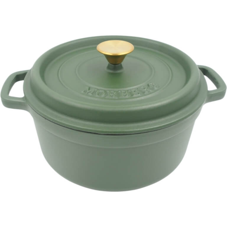 5,2 L MORBERG x HLÉNS emaliuotas ketaus puodas