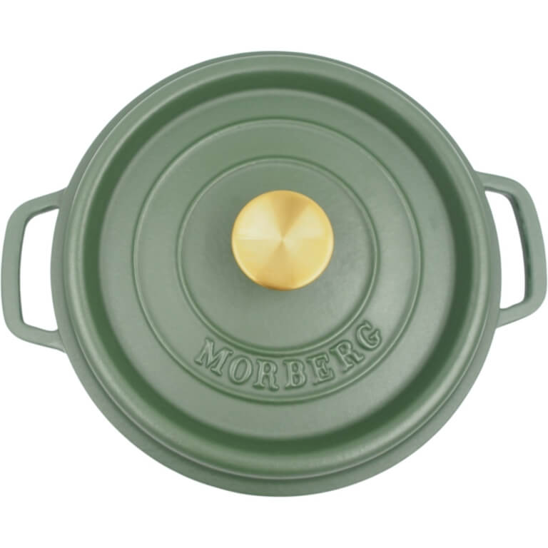 5,2 L MORBERG x HLÉNS emaliuotas ketaus puodas