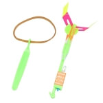 LED šviečiantis skraidantis sraigtasparnis su laidyne