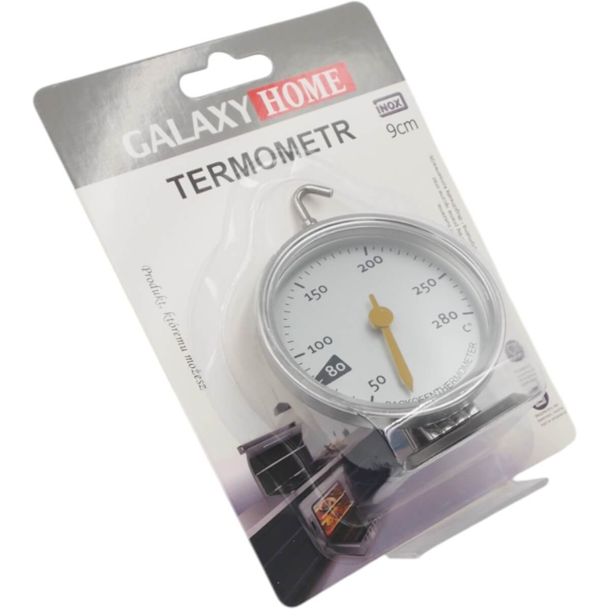 Orkaitės termometras Galaxy Home (INOX, 9 cm) Orkaitės termometras Galaxy Home (INOX, 9 cm)