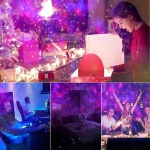 Projektorius Dinozauro Kiaušinio Formos su Garsiakalbiu