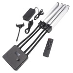 LED panelinės lempos su trikoju