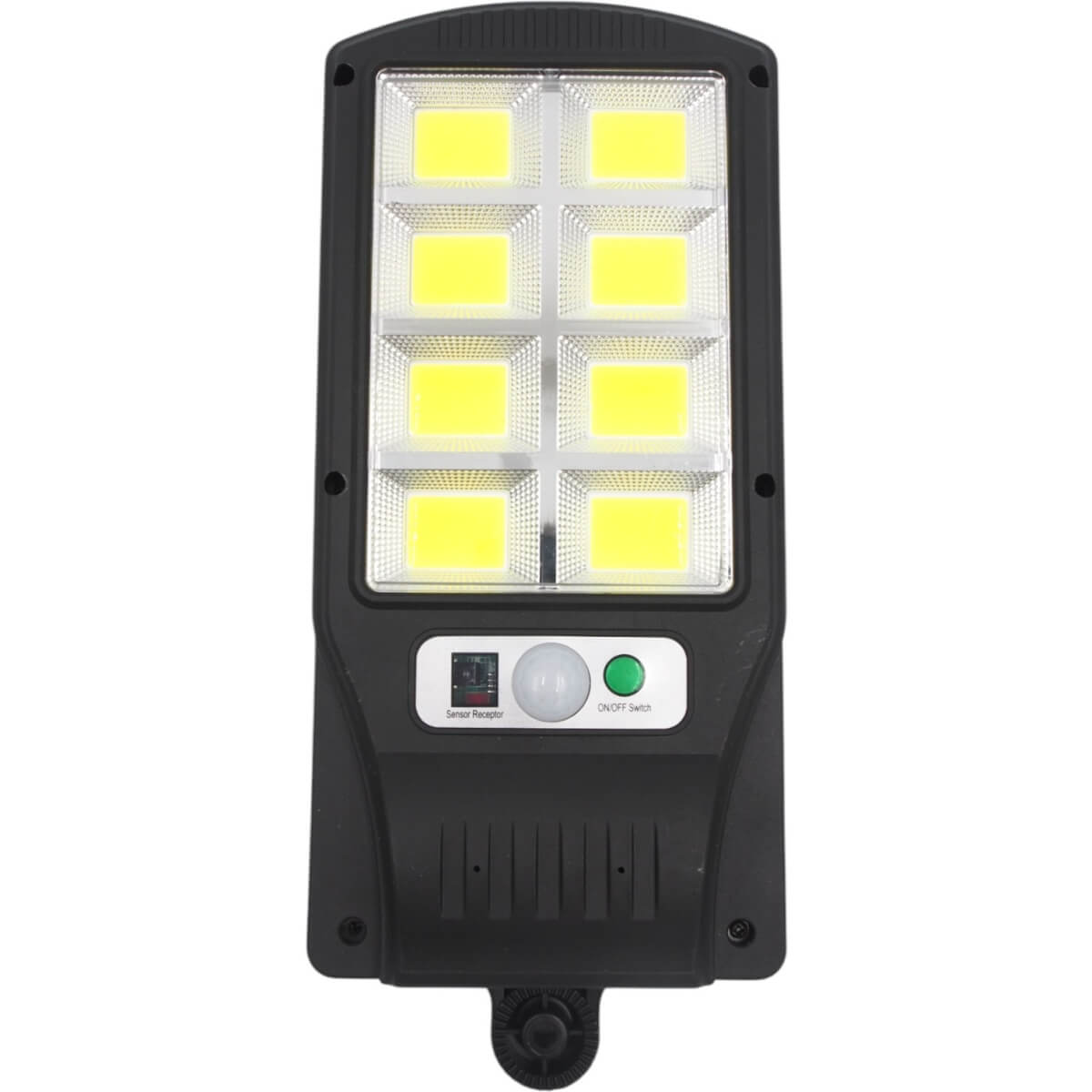 Šviestuvas su saulės panele