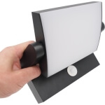 LED lauko šviestuvas su judesio davikliu