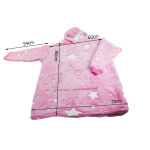 Pledas džemperis šviečiantis XXL , rožinė