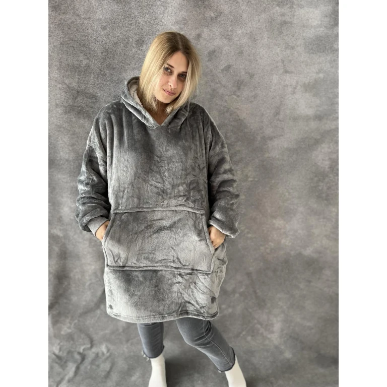 Pledas džemperis XXL , pilkas