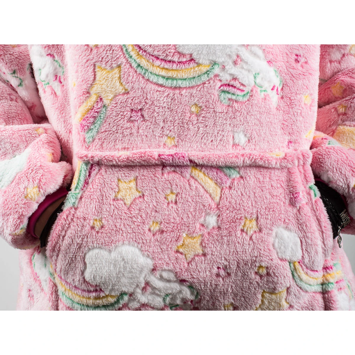 Džemperis pledas vaikams , rožinis