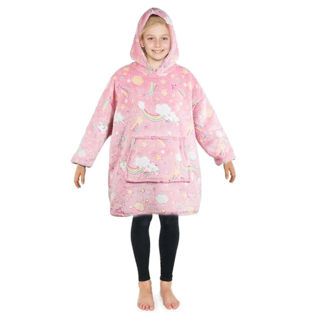 Džemperis pledas vaikams , rožinis