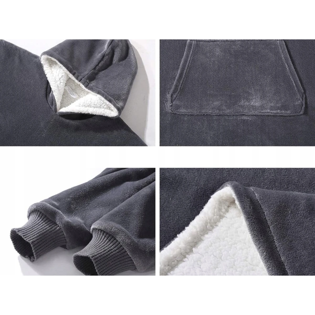 Pledas džemperis XXL , pilkas