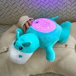 Pliušinis žaislas Woopie Hipopotamas su lopšinėmis ir šviesomis