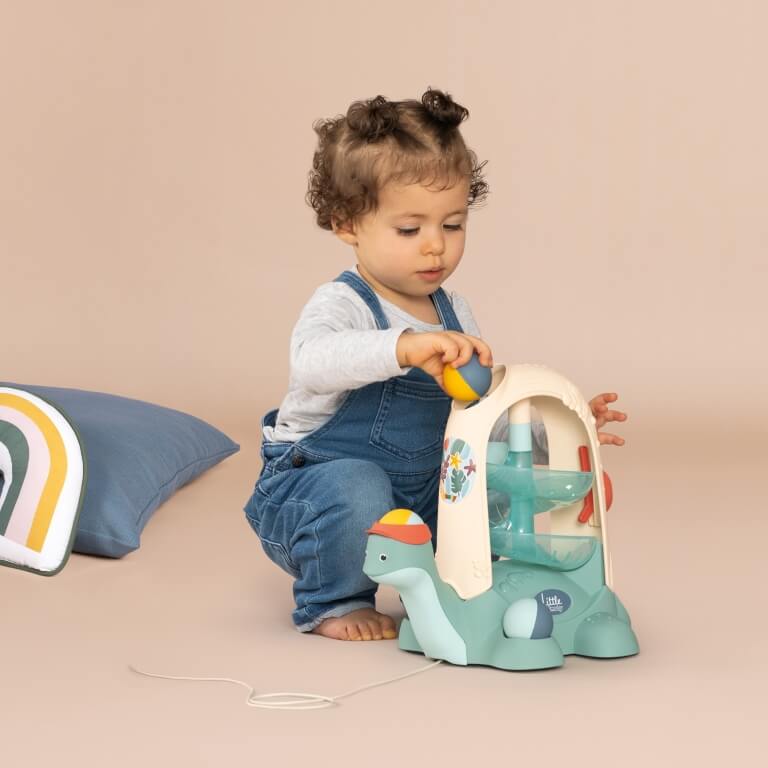 Žaislas Smoby Vėžliukas su kamuoliukais ir čiuožykla 2in1