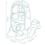 Žaislas Smoby Vėžliukas su kamuoliukais ir čiuožykla 2in1