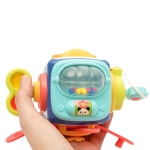 Sensorinis žaislas Woopie Pingvinas interaktyvus kubas su garsais