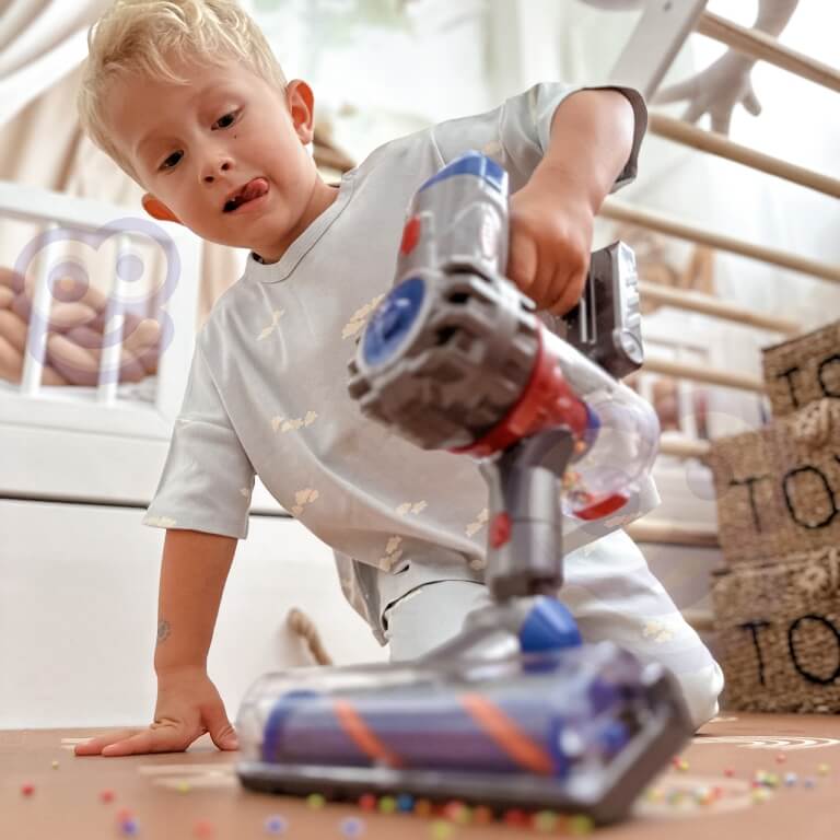 Dulkių siurblys vaikams Woopie 3in1 su garsu ir siurbimu