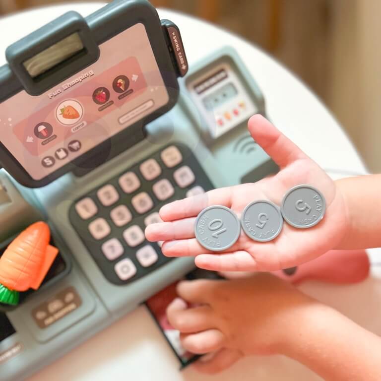 Kasos aparatas Woopie Interaktyvus su 25 priedais ir garsu