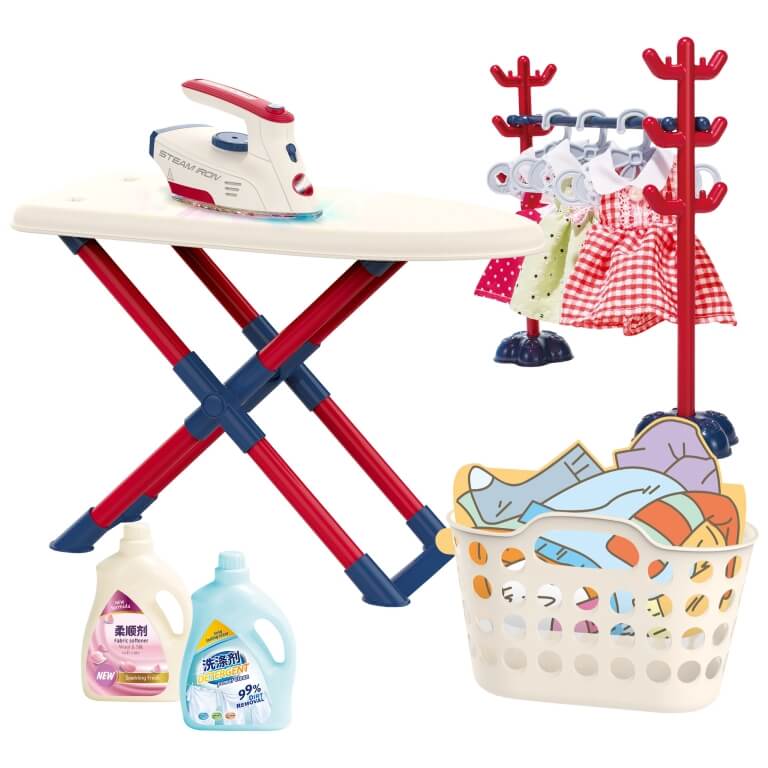 Valymo rinkinys vaikams Woopie Su vežimėliu ir 29 dalimis 3+ metų