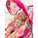 Kūdikio lėlė Woopie 46 cm Rudas zuikučio kostiumas