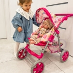 Kūdikio lėlė Woopie 46 cm Rudas zuikučio kostiumas