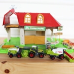 Traktorių ūkis Woopie Tractor Shop Farm Rinkinys 42 dalys 3+