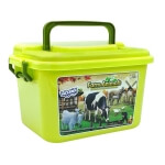 Gyvūnų figūrėlės Woopie Ferma 57 vnt Su dėklu 3+ metų