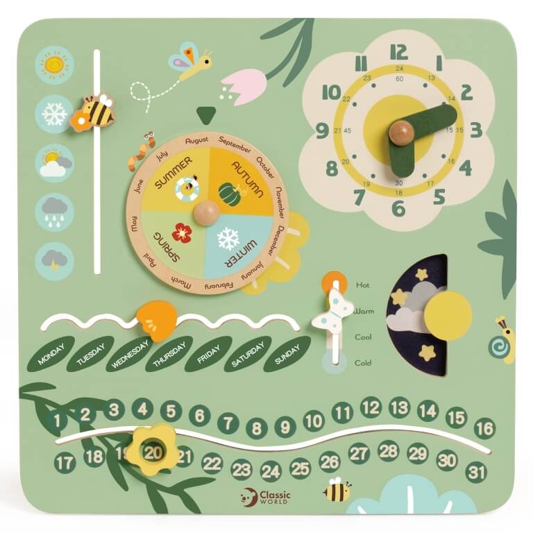 Tooky Toy Mano pirmasis kalendorius magnetinė lenta 3+