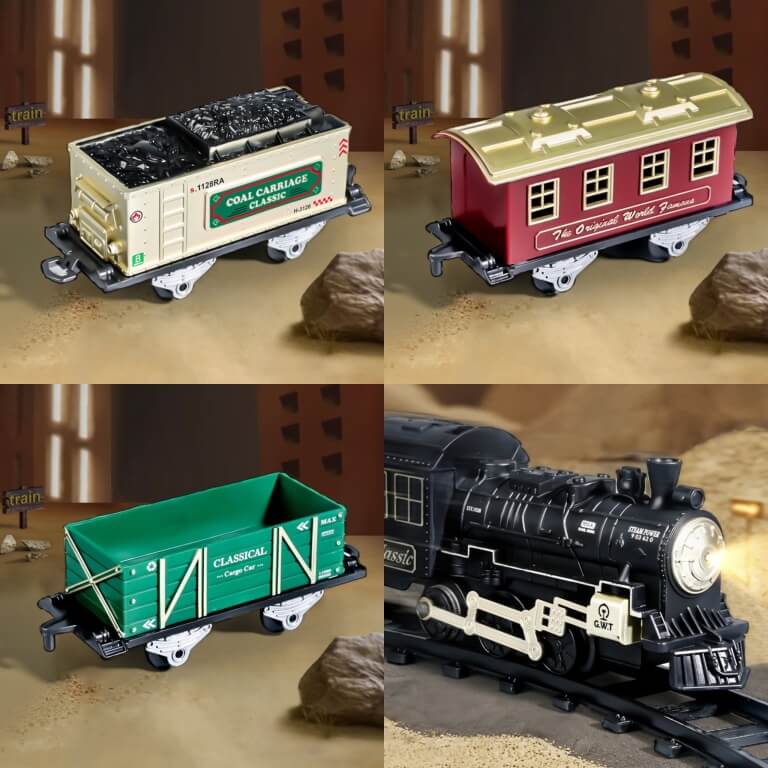 Elektrinis traukinys WOOPIE su garsais