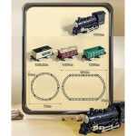 Elektrinis traukinys WOOPIE su garsais