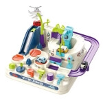 Interaktyvi trasa vaikams WOOPIE Miesto transportas su kliūtimis 3+