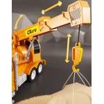 Interaktyvus kranas WOOPIE 1:14 su šviesomis ir garso efektais