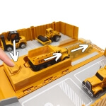 Statybinis sunkvežimis vaikams WOOPIE 6in1 Crane Resoraki su 6 automobiliais