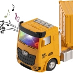 Statybinis sunkvežimis vaikams WOOPIE 6in1 Crane Resoraki su 6 automobiliais