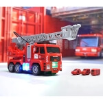 Gaisrinis automobilis savarankiškai važiuojantis su LED ir mini modeliais