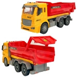 Statybinis savivartis WOOPIE 1:12 su priekaba ir edukacinėmis funkcijomis