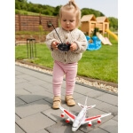 RC lėktuvas AIRLINE su nuotoliniu valdymu raudonai baltas