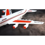 RC lėktuvas AIRLINE su nuotoliniu valdymu raudonai baltas