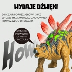RC dinozauras Woopie Stegozauras su šviesomis