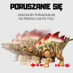 RC dinozauras Woopie Stegozauras su šviesomis